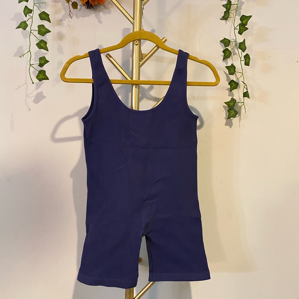Navy Blue Comfy Romper